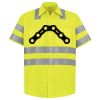 Men's High Visibility Safety Short Sleeve Work Shirt Thumbnail
