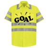 Men's High Visibility Safety Short Sleeve Work Shirt Thumbnail