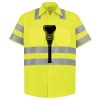 Men's High Visibility Safety Short Sleeve Work Shirt Thumbnail