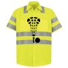 Men's High Visibility Safety Short Sleeve Work Shirt Thumbnail