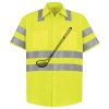 Men's High Visibility Safety Short Sleeve Work Shirt Thumbnail