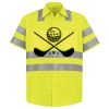 Men's High Visibility Safety Short Sleeve Work Shirt Thumbnail
