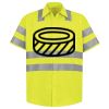 Men's High Visibility Safety Short Sleeve Work Shirt Thumbnail