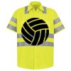 Men's High Visibility Safety Short Sleeve Work Shirt Thumbnail