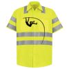 Men's High Visibility Safety Short Sleeve Work Shirt Thumbnail