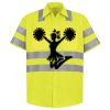 Men's High Visibility Safety Short Sleeve Work Shirt Thumbnail