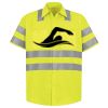 Men's High Visibility Safety Short Sleeve Work Shirt Thumbnail