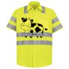Men's High Visibility Safety Short Sleeve Work Shirt Thumbnail