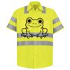Men's High Visibility Safety Short Sleeve Work Shirt Thumbnail