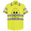 Men's High Visibility Safety Short Sleeve Work Shirt Thumbnail