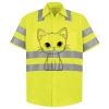 Men's High Visibility Safety Short Sleeve Work Shirt Thumbnail