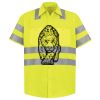 Men's High Visibility Safety Short Sleeve Work Shirt Thumbnail