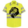 Men's High Visibility Safety Short Sleeve Work Shirt Thumbnail