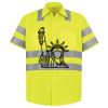 Men's High Visibility Safety Short Sleeve Work Shirt Thumbnail