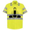 Men's High Visibility Safety Short Sleeve Work Shirt Thumbnail