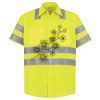 Men's High Visibility Safety Short Sleeve Work Shirt Thumbnail