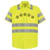 Men's High Visibility Safety Short Sleeve Work Shirt Thumbnail