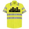 Men's High Visibility Safety Short Sleeve Work Shirt Thumbnail