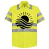 Men's High Visibility Safety Short Sleeve Work Shirt Thumbnail