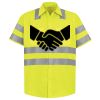 Men's High Visibility Safety Short Sleeve Work Shirt Thumbnail