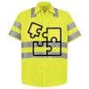 Men's High Visibility Safety Short Sleeve Work Shirt Thumbnail
