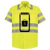 Men's High Visibility Safety Short Sleeve Work Shirt Thumbnail