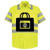 Men's High Visibility Safety Short Sleeve Work Shirt Thumbnail