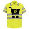 Men's High Visibility Safety Short Sleeve Work Shirt Thumbnail