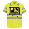Men's High Visibility Safety Short Sleeve Work Shirt Thumbnail