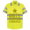 Men's High Visibility Safety Short Sleeve Work Shirt Thumbnail