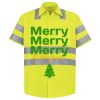 Men's High Visibility Safety Short Sleeve Work Shirt Thumbnail