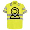 Men's High Visibility Safety Short Sleeve Work Shirt Thumbnail