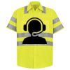 Men's High Visibility Safety Short Sleeve Work Shirt Thumbnail