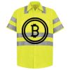 Men's High Visibility Safety Short Sleeve Work Shirt Thumbnail