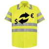 Men's High Visibility Safety Short Sleeve Work Shirt Thumbnail