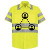 Men's High Visibility Safety Short Sleeve Work Shirt Thumbnail