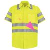Men's High Visibility Safety Short Sleeve Work Shirt Thumbnail