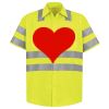 Men's High Visibility Safety Short Sleeve Work Shirt Thumbnail
