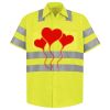 Men's High Visibility Safety Short Sleeve Work Shirt Thumbnail