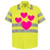Men's High Visibility Safety Short Sleeve Work Shirt Thumbnail