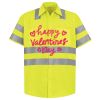 Men's High Visibility Safety Short Sleeve Work Shirt Thumbnail