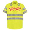 Men's High Visibility Safety Short Sleeve Work Shirt Thumbnail
