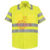 Men's High Visibility Safety Short Sleeve Work Shirt Thumbnail
