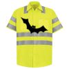 Men's High Visibility Safety Short Sleeve Work Shirt Thumbnail