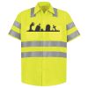 Men's High Visibility Safety Short Sleeve Work Shirt Thumbnail