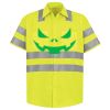 Men's High Visibility Safety Short Sleeve Work Shirt Thumbnail