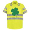 Men's High Visibility Safety Short Sleeve Work Shirt Thumbnail