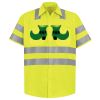 Men's High Visibility Safety Short Sleeve Work Shirt Thumbnail
