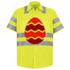 Men's High Visibility Safety Short Sleeve Work Shirt Thumbnail