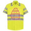 Men's High Visibility Safety Short Sleeve Work Shirt Thumbnail